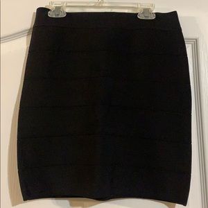 BeBe Black Bandage mini skirt